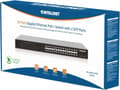 Pikkukuva 2 / 5: INTELLINET 24-porttinen Gigabit Ethernet PoE+ -kytkin kahdella SFP-portilla IEEE 802.3at/af (PoE+/PoE) -yhteensopiva, PoE-tehobudjetti 370 W, kaksi 1G