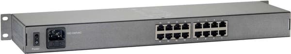 LevelOne FEP-1601W120 - Switch - 16 x 10/100 (PoE+) - Desktop, rackmonterbar - PoE+ (112 W)