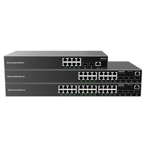 Grandstream GWN7801P - Kytkin - yritys, hallittu - L2+ - 8 x 10/100/1000 (PoE+) - PoE (120 W)