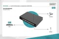 Miniatyrbild 3 av 6: Digitus 24 Port FE PoE Switch 2 Uplink-portar (SFP/RJ45) - Gigabit Ethernet (10/100/1000) - Full Duplex - Power over Ethernet (PoE) - Rackmontering -