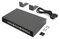Miniatyrbild 5 av 6: Digitus 24 Port FE PoE Switch 2 Uplink-portar (SFP/RJ45) - Gigabit Ethernet (10/100/1000) - Full Duplex - Power over Ethernet (PoE) - Rackmontering -