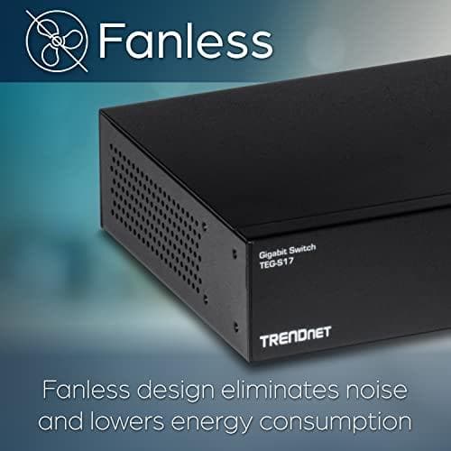 TRENDnet TEG S17 - Switch - 16 x 10/100/1000 - rackmonterbar