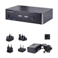 Miniatyrbild 5 av 5: STARTECH.COM 2 Port USB C KVM Switch KVM Switch med 4K 60Hz DisplayPort Thunderbolt 3/4 och USB C DP Alt Mode Audio USB A Hub (SV231DPUCA)