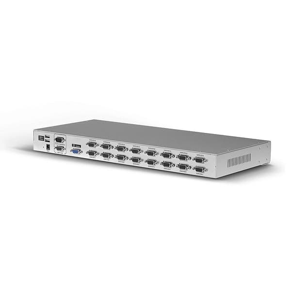 Lindy - KVM-switch - VGA, USB & PS/2 ?ombo - 16 x KVM-port(ar) - 1 lokal användare - rackmonterbar (39527)