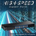 Miniatyrbild 5 av 6: TRENDnet TEG S25 - Switch - 24 x 10/100/1000 - Rackmonterbar