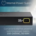 Miniatyrbild 6 av 6: TRENDnet TEG S25 - Switch - 24 x 10/100/1000 - Rackmonterbar