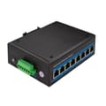 Miniatyrbild 6 av 6: LogiLink Industrial Fast Ethernet PoE Switch, 8-portars 10/100Base-TX RJ45, Plug & Play, svart metallhölje, - 1 st (NS201P)