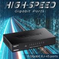 Miniatyrbild 5 av 6: TRENDnet TEG S83 - Switch - 8x10/100/1000 - Desktop