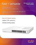 Miniatyrbillede 4 af 11: HPE Aruba Instant On 1960 24G 2XF Switch Europe (JL806A#ABB) - (Efterfølger til "HPE 1950 24G 24G 2SFP+ 2XGT Switch" (JG960A#ABB))
