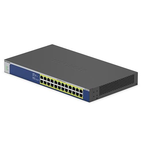 NETGEAR GS524PP - Switch - ohanterad - 24 x 10/100/1000 (PoE+) - Desktop, rackmonterbar - PoE+ (300 W) - AC 100 - 230 V