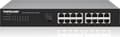 Miniatyrbild 1 av 6: INTELLINET 16-portars Gigabit Ethernet-switch 16 x 10/100/1000 Mbit/s RJ45-portar, grönt Ethernet / IEEE 802.3az Energieffektivt Ethernet, skrivbordsf