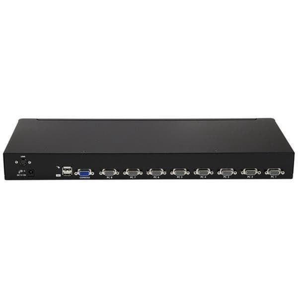 StarTech.com 8-ports USB KVM-switchsæt med OSD og kabler Kan monteres i rack - KVM-switch - USB - 8 x KVM-port(e) - 1 lokal bruger - rackmonterbar (SV