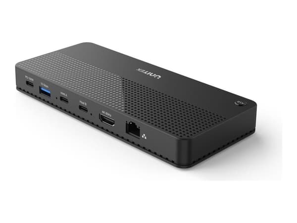 Unitek - Omkopplare för tangentbord/video/mus - 2 x SuperSpeed USB 3.0 + 1 x HDMI + 1 x 10/100/1000 + 2 x USB 3.2 Gen 2 - 2 lokal användare - skrivbo