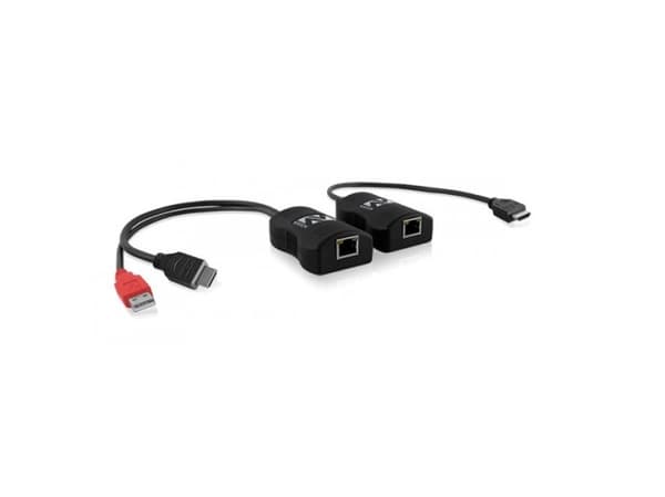 ADDER ALDV100R, Mottaker, Koblet med ledninger (ikke trådløs), 50 m, Sort, CE, FCC, HDMI