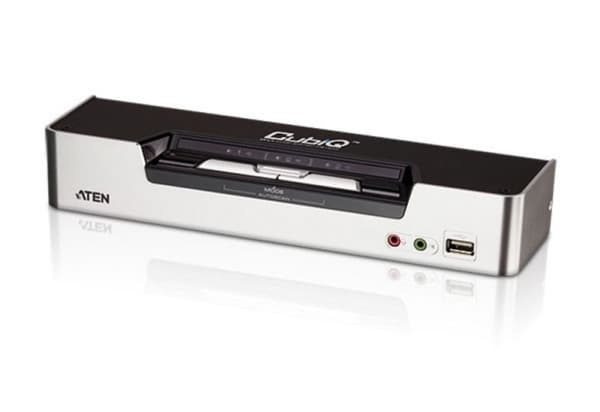 ATEN CS1642 - KVM / lyd / USB-svitsj - 2 x KVM/lyd/USB - 1 lokalbruker - stasjonær