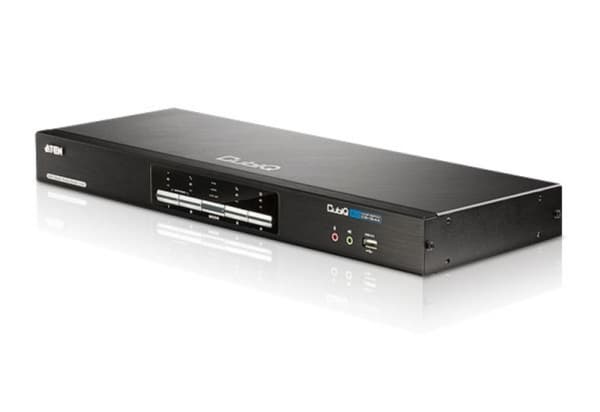 ATEN CubiQ CS1644 - KVM / lyd / USB-svitsj - 4 x KVM/lyd/USB - 1 lokalbruker - stasjonær