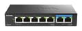 Miniatyrbillede 1 af 6: D-Link DMS-107/E Netværksswitch Uadministreret Gigabit Ethernet (10/100/1000) Sort (DMS-107/E)