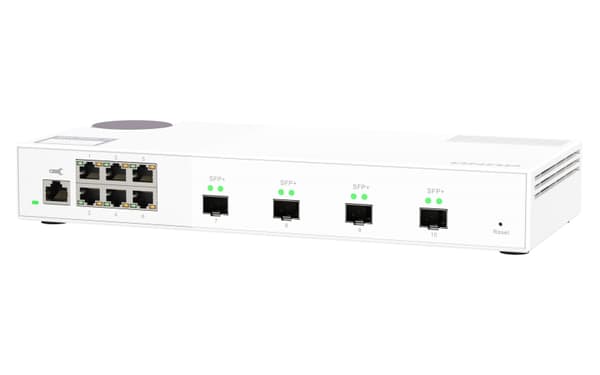 QNAP QSW-M2106-4S - Kytkin - hallittu - 6 x 2,5 GBase-T + 4 x 10 Gt Ethernet SFP+ - pöytäkone