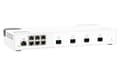 Pikkukuva 2 / 6: QNAP QSW-M2106-4S - Kytkin - hallittu - 6 x 2,5 GBase-T + 4 x 10 Gt Ethernet SFP+ - pöytäkone