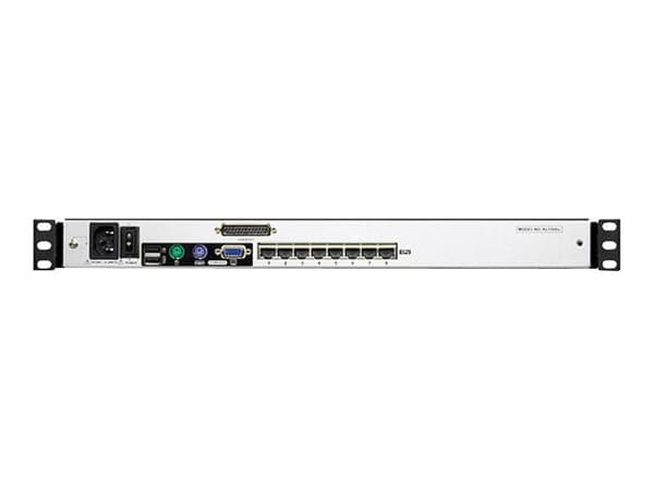 ATEN KL1508AN - KVM-konsol med omkopplare för tangentbord/video/mus - 8 portar - PS/2 - 19" - kan monteras i rack - 1280 x 1024 @ 75 Hz - VGA - 1U
