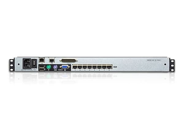 ATEN KL1508AiN - KVM-konsoll med KVM-svitsj - 8 porter - PS/2, USB - kan monteres i rack - 1280 x 1024