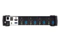 Miniatyrbilde 1 av 4: ATEN CS1824 KVMP Switch - KVM / audio / USB switch - 4 ports