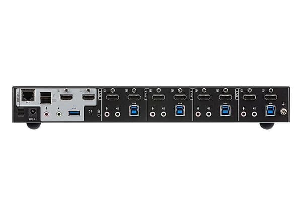 4-Port USB 3.0 4K HDMI Dual Display KVMP Switch