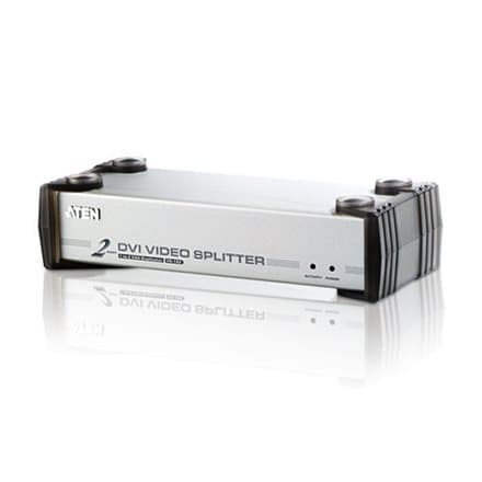Rozdzielacz 2-port DVI/Audio Splitter