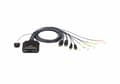 Miniatyrbillede 1 af 6: ATEN 2-Port USB DisPlayPort-kabel KVM-switch