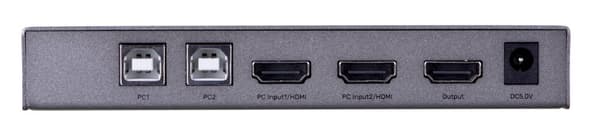UNITEK V307A KVM switch Grå