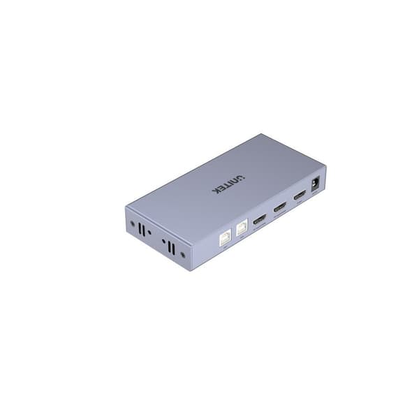 UNITEK V307A KVM switch Grå