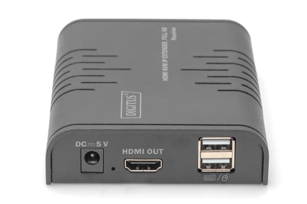 DIGITUS - KVM-utvider - mottaker - CATx - over CAT 5e - opp til 120 m