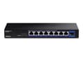 Miniatyrbild 1 av 2: TRENDnet TEG-S5091 - Version v1.0R - switch - ohanterad - 8 x 1/2.5G x 1 Gigabit / 10 Gigabit SFP+ - väggmonterbar - TAA-kompatibel