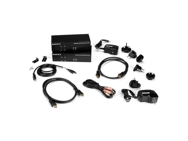 Black Box KVXLCH-200, Lähetin & vastaanotin, Langallinen, 100 m, Cat5,Cat6, 3840 x 2160 pikseliä, 30 Hz