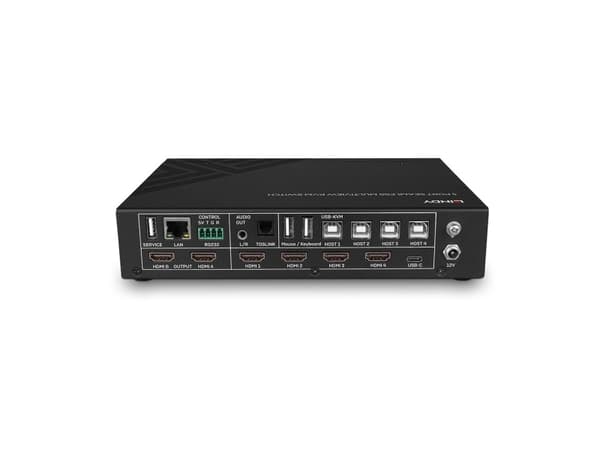 Lindy 32330, 4096 x 2160 piksler, 4K Ultra HD, Sort