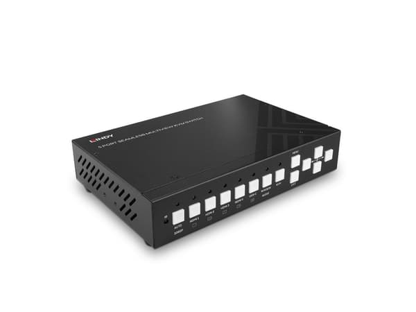 Lindy 32330, 4096 x 2160 piksler, 4K Ultra HD, Sort Sort