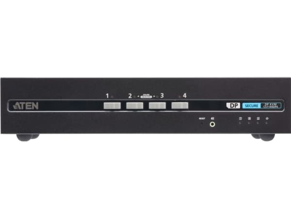 ATEN CS1144DP4, 3840 x 2160 piksler, 4K Ultra HD, 13,9 W, Sort