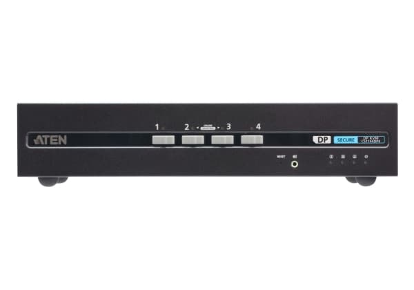 ATEN CS1144DP4, 3840 x 2160 piksler, 4K Ultra HD, 13,9 W, Sort