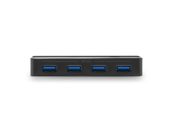 Lindy USB 3.0 Sharing Switch 2:4 Kaksi tietokonetta jakaa jopa neljä USB 3.0 -oheislaitetta (43387)