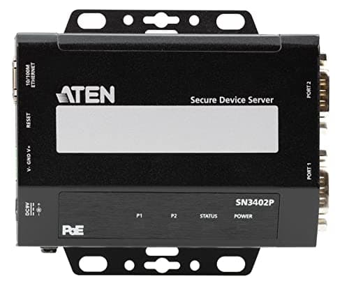 ATEN SN3402P 2-ports RS-232/422/485 sikker enhedsserver med PoE