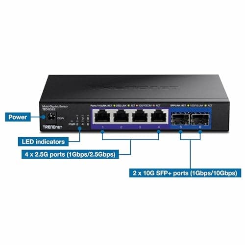 TRENDnet 6-Port Multi-Gig Switch (TEG-S562)