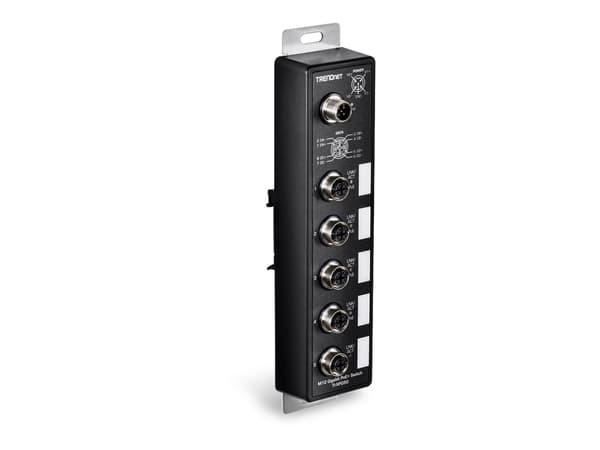 TRENDnet - Version v1.0R - switch - EN50155, industrial - ohanterad - 4 x 10/100/1000 (PoE+) + 1 x 10/100/1000 - DIN-skenmonterbar, väggmonterbar - P