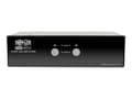 Miniatyrbild 4 av 5: Eaton Tripp Lite series 2-Port DisplayPort KVM Switch w/Audio, Cables and USB 3.0 SuperSpeed Hub - Omkopplare för tangentbord/video/mus/ljud/USB - 2