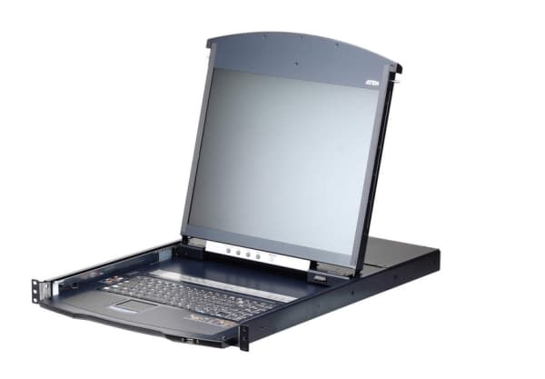 Aten KL1116VN, 1920 x 1200 piksler, Ethernet/bredbåndsforbindelse, Rack-montering, 1U, Sort