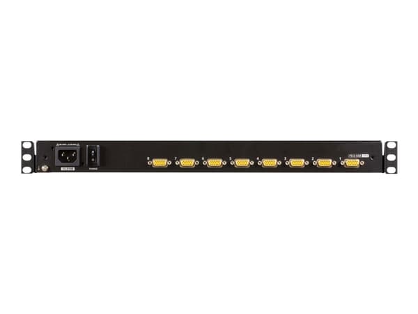 ATEN CL3108NX - KVM-konsol - PS/2, USB - 18.5" - kan monteras i rack - 1366 x 768 @ 60 Hz - 250 cd/m² - 1000:1 - 5 ms - VGA - 1U