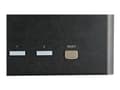 Miniatyrbild 3 av 5: StarTech.com 2-ports DisplayPort KVM-switch för fyra skärmar - 4K 60 Hz UHD HDR - Desktop 4K DP 1.2 KVM med 2 portar USB 3.0-hubb (5 Gbps) och 4x USB