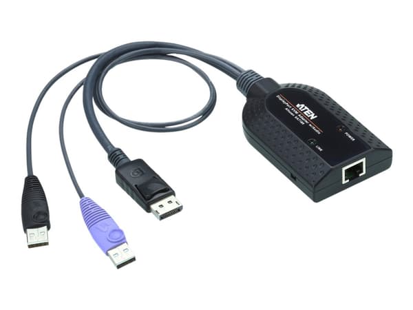 ATEN KA7189 - Förlängare för tangentbord/video/mus/USB - DisplayPort - USB - för ATEN CN9850; KVM over IP KN1132VB
