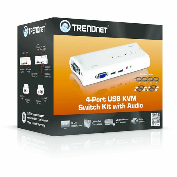 KVM-kytkin Trendnet TK-409K