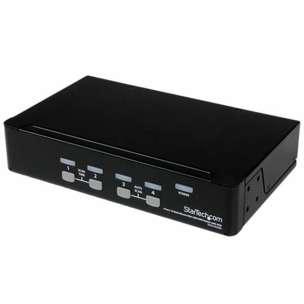 KVM-Brytare Startech SV431DUSBU Svart