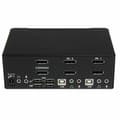 Miniatyrbild 2 av 4: KVM -omvandlare med 2 portar Startech SV231DPDDUA Svart